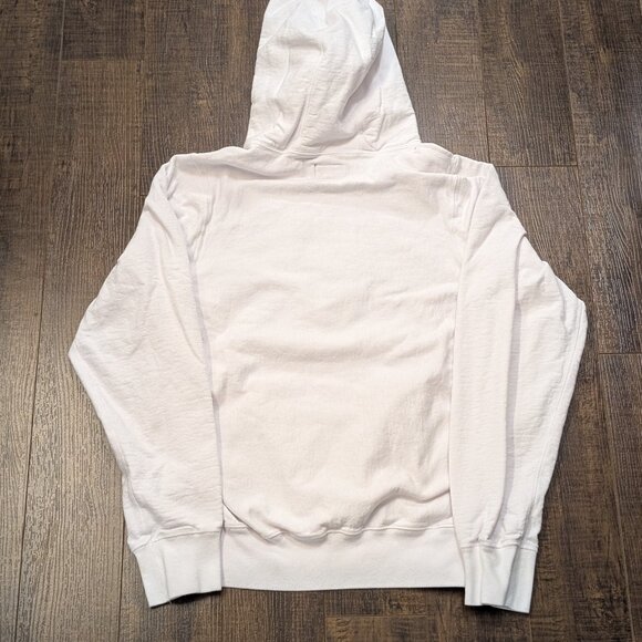 Noah White Core Logo Embroidered Hoodie Made in Canada- Size S (19x24.5) - Picture 6 of 6